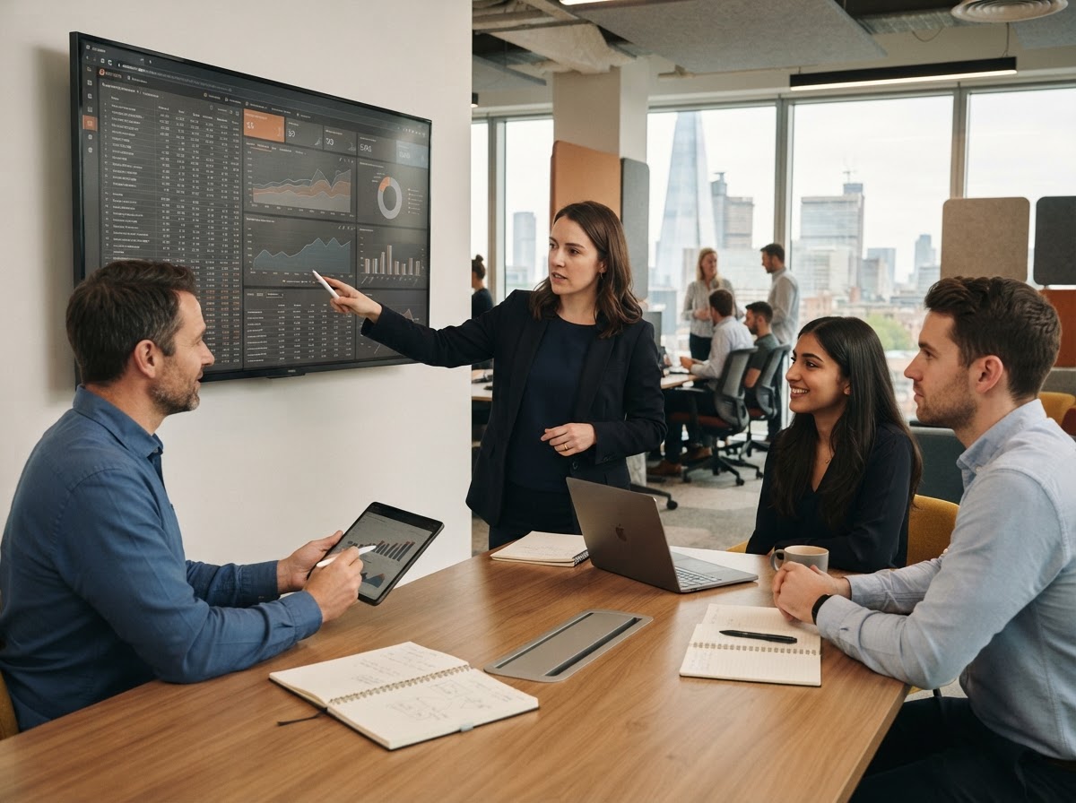Glexicon operations team reviewing platform configuration